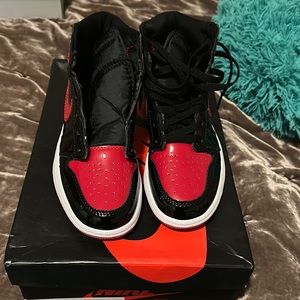 Air Jordan 1 - Patent Leather Red/Black